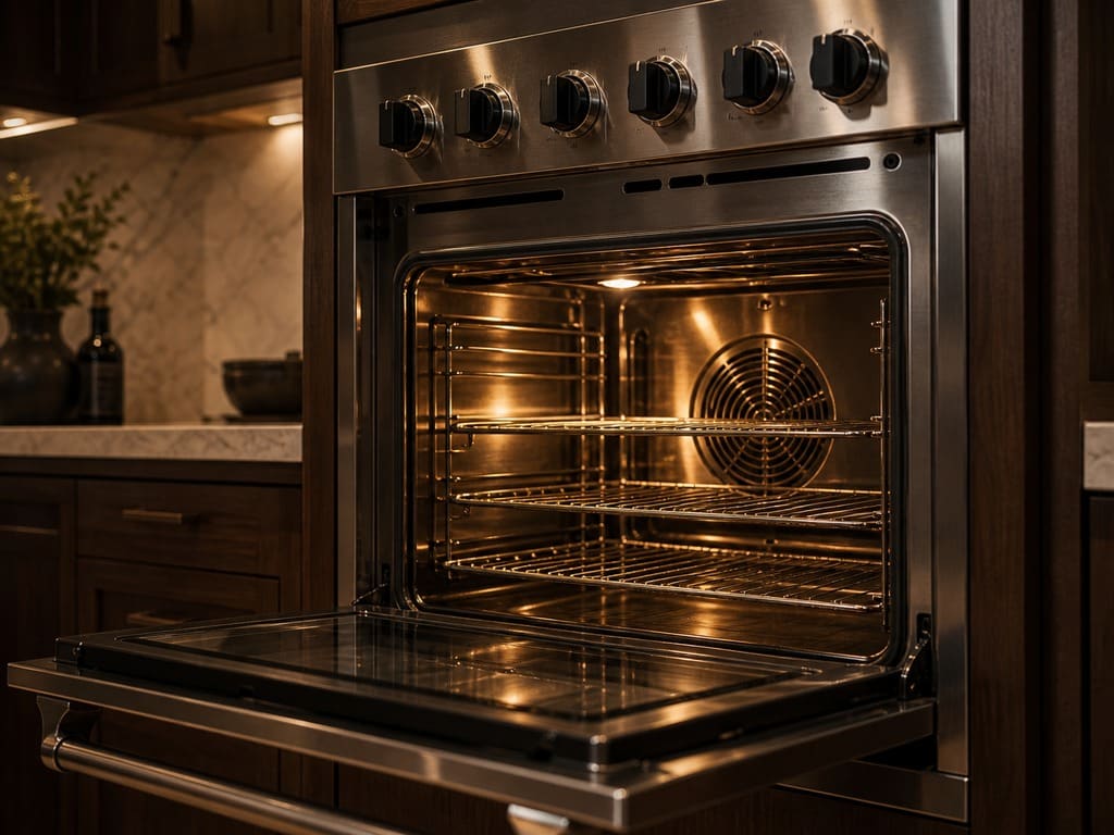 Viking wall oven cavity calibrated during a Sunnyvale service call